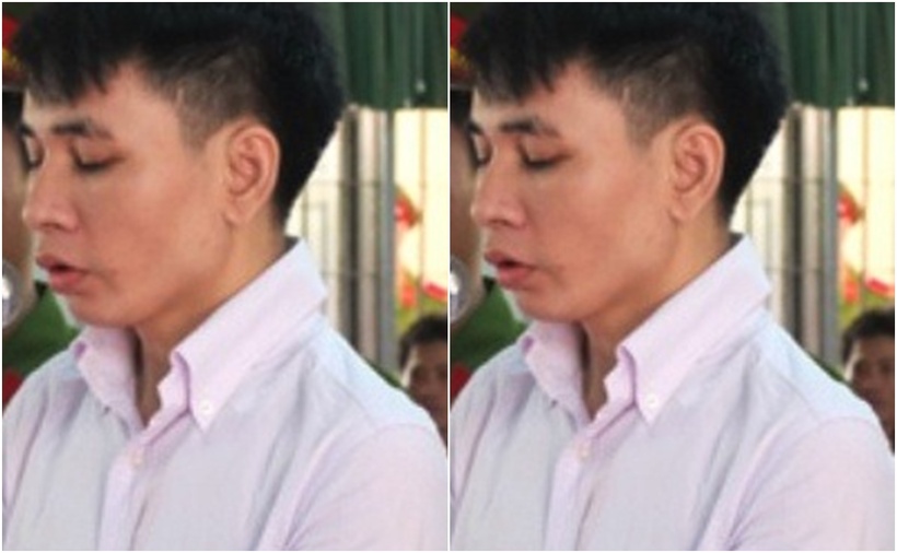 Hoàng Quang Tiếp tại tòa. (Ảnh: Tạp chí tri thức)