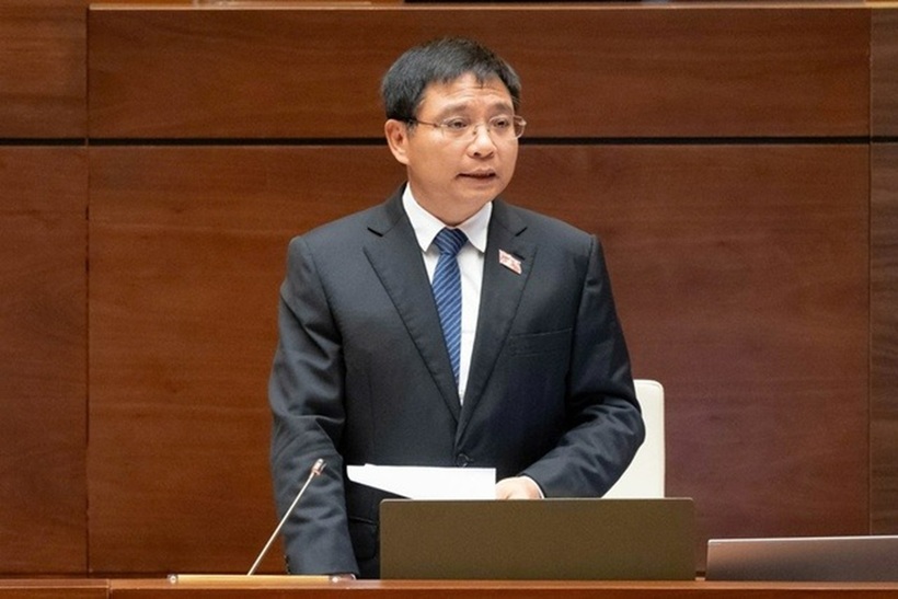 Bộ trưởng Bộ Tài chính Nguyễn Văn Thắng (Ảnh: Media Quốc hội).