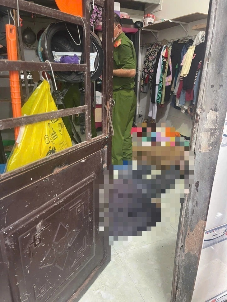 Hiện trường phát hiện 3 người tử vong. Ảnh: Tuổi trẻ