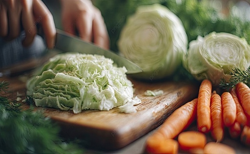 Bắp cải và cà rốt đều giúp điều hòa huyết áp và giảm nguy cơ mắc bệnh tim.