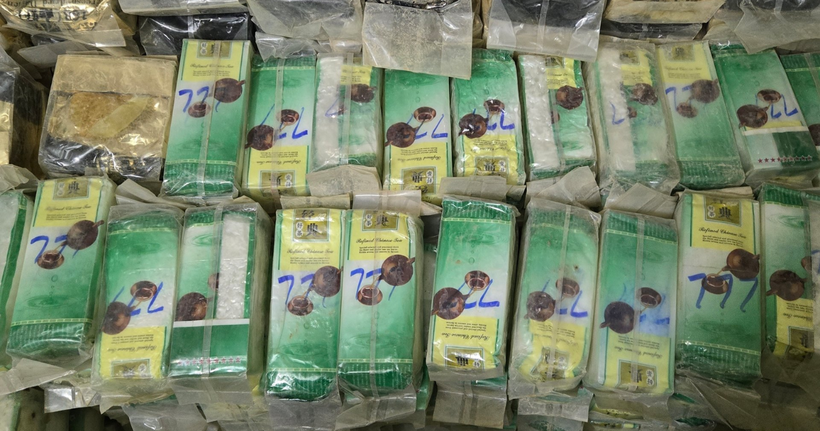 Ma túy bị lực lượng chức năng thu giữ. (Ảnh: CACC).