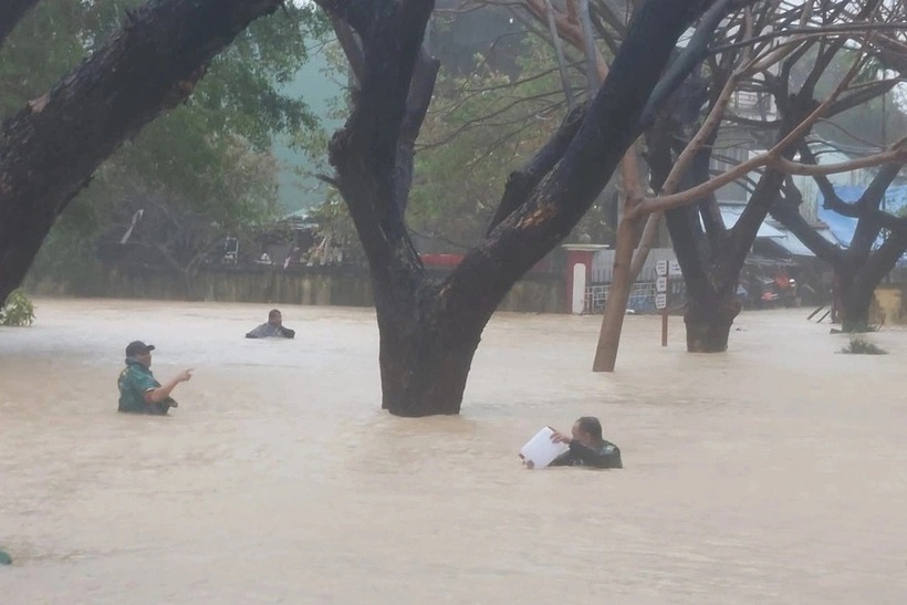 Hiệu trưởng Trường Cao đẳng Kỹ thuật Công nghệ Quy Nhơn khẳng định ưu tiên hàng đầu của nhà trường là đảm bảo an toàn tính mạng cho học sinh, sinh viên. (Ảnh: Dân Trí).