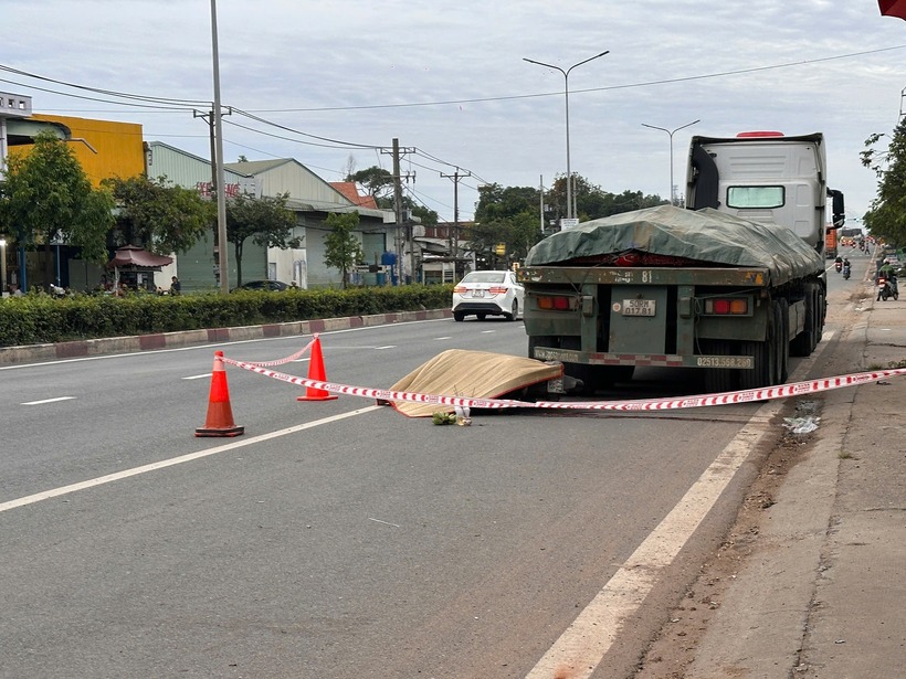 Hiện trường vụ tai nạn. Ảnh: Báo Xây dựng.