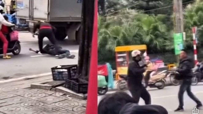 Hình ảnh cắt từ clip. Ảnh: Lao động