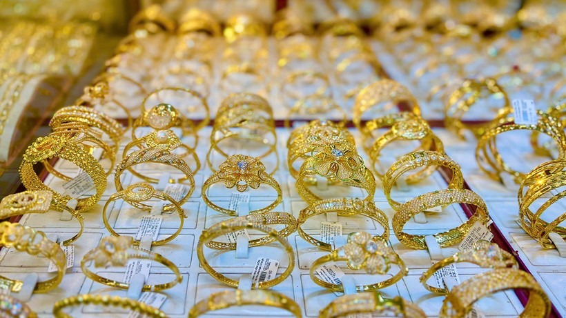 Giá vàng trong nước hôm nay không thay đổi ở tất cả các thương hiệu lớn. (Ảnh minh họa: Báo Nhân dân)