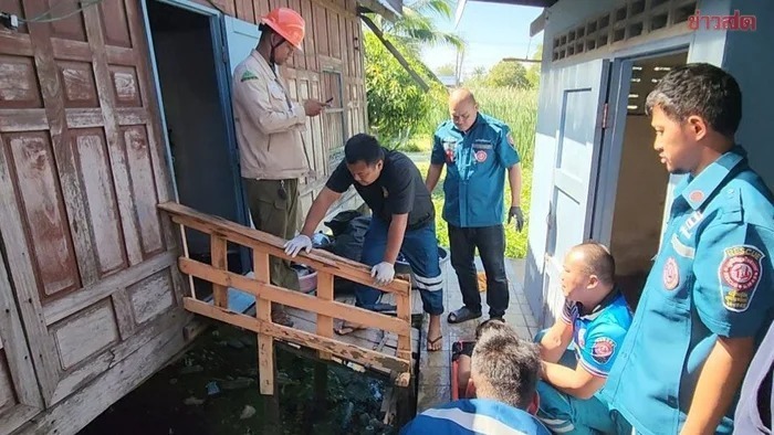 Hiện trường vụ việc.