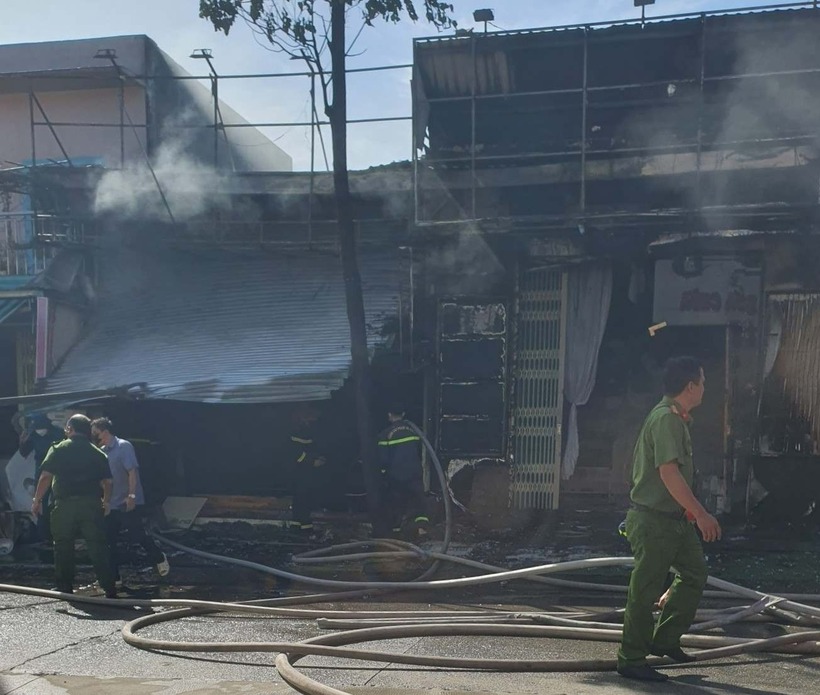 Vụ cháy không gây thương vong về người, nguyên nhân đang được điều tra làm rõ. (Ảnh: Lao động)