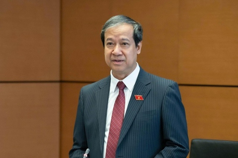 Bộ trưởng Bộ Giáo dục và Đào tạo Nguyễn Kim Sơn (Ảnh: Cao Hoàng).