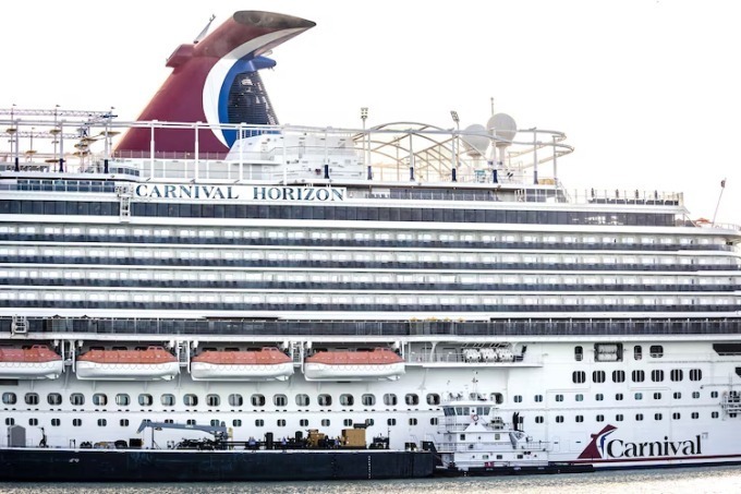 Du thuyền Carnival Horizon, nơi Anna tử vong. Ảnh: Eva Marie Uzcategui