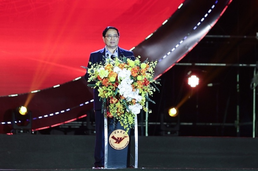 Thủ tướng Phạm Minh Chính phát biểu tại lễ khai mạc - Ảnh: VGP/Nhật Bắc