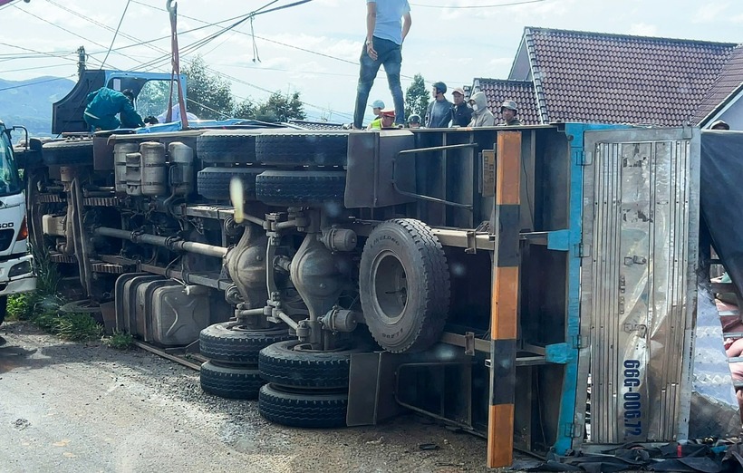 Hiện trường vụ việc. Ảnh: Báo Lâm Đồng.