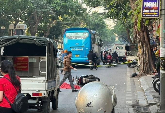 Hiện trường vụ tai nạn. Ảnh: VnExpress