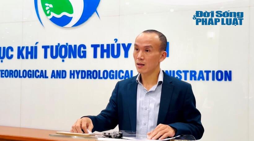 Ông Hoàng Phúc Lâm, Phó Giám đốc Trung tâm Dự báo Khí tượng Thuỷ văn Quốc gia