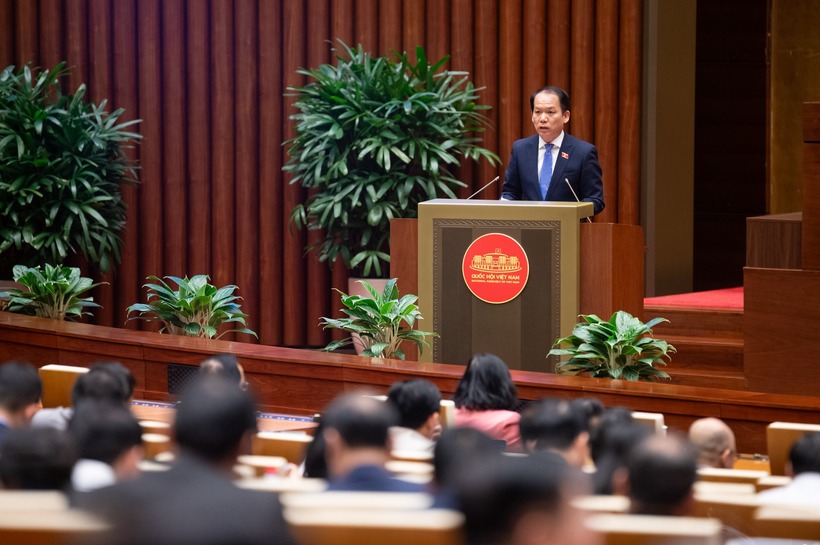 Chủ nhiệm Uỷ ban Pháp luật và Tư pháp Hoàng Thanh Tùng (Ảnh: Phạm Thắng).