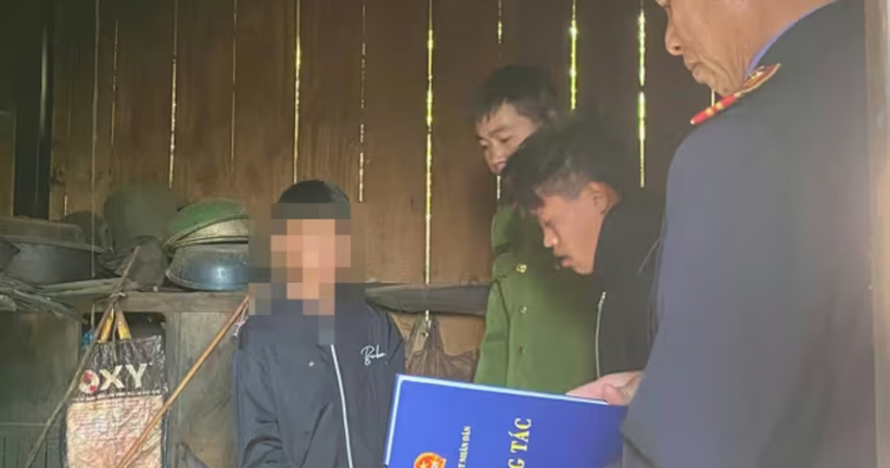 Cơ quan chức năng dựng lại hiện trường vụ việc.