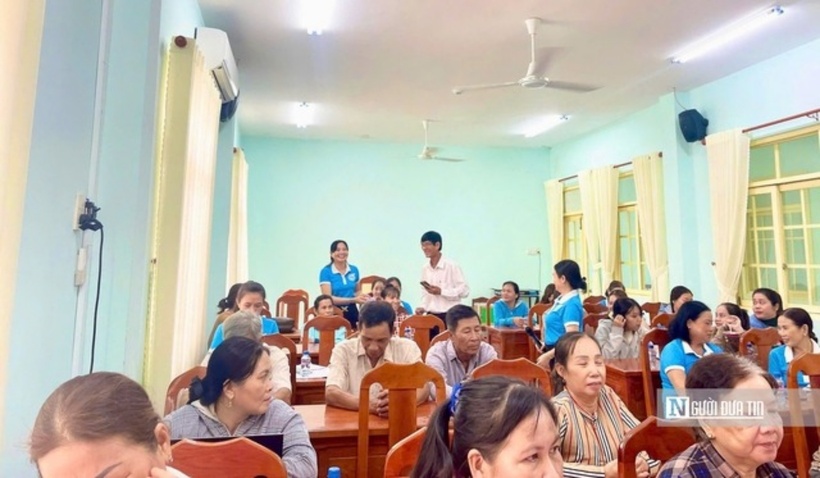 Buổi tuyên truyền sôi nổi, hội viên tích cực tương tác, pháp luật được tiếp nhận gần gũi, dễ hiểu.