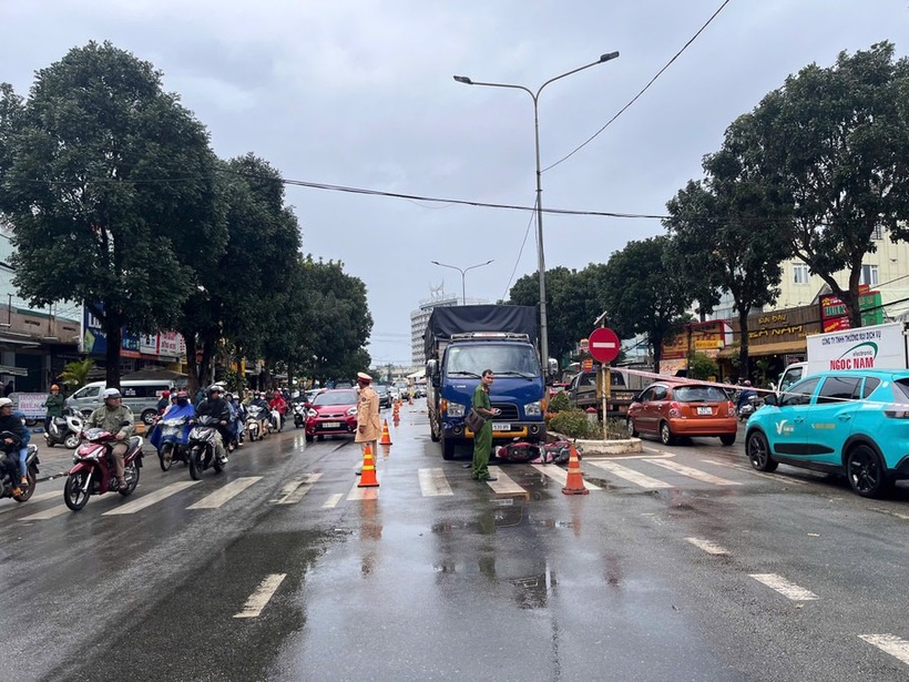 Hiện trường vụ tai nạn. (Ảnh: Báo Gia Lai)