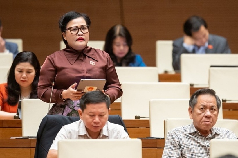 ĐBQH Nguyễn Thị Sửu (Ảnh: Phạm Thắng).