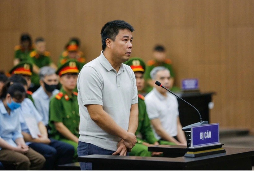 Bị cáo Nguyễn Văn Hậu, Chủ tịch tập đoàn Phúc Sơn. (Ảnh: Dân trí)