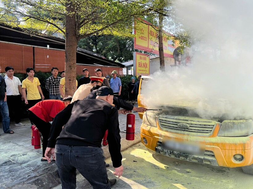 Vụ hoả hoạn không có thiệt hại về người.