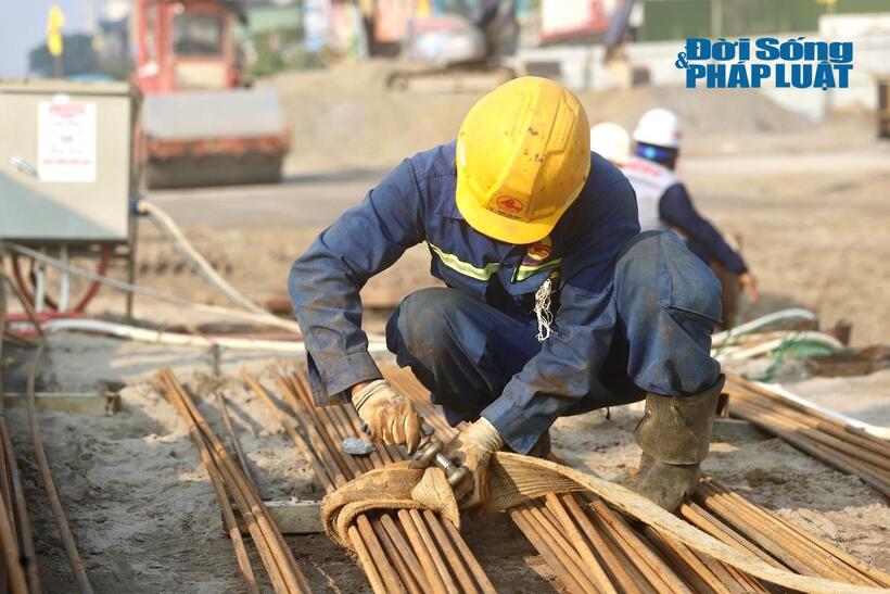 Hà Nội: Cận cảnh công trường thi công dự án hầm chui Kim Đồng - Giải Phóng - 4