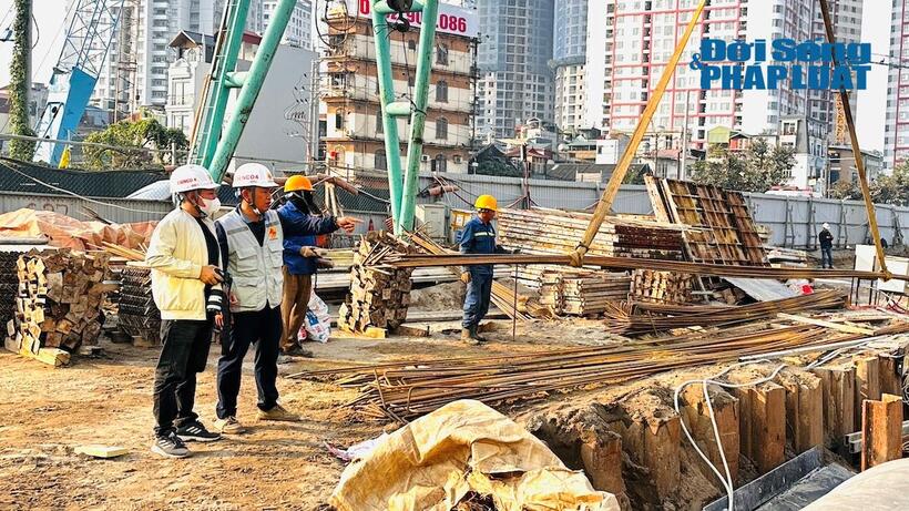 Hà Nội: Cận cảnh công trường thi công dự án hầm chui Kim Đồng - Giải Phóng - 5