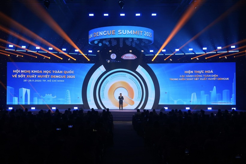 Toàn cảnh Hội nghị Khoa học Toàn quốc về Sốt xuất huyết Dengue 2025.