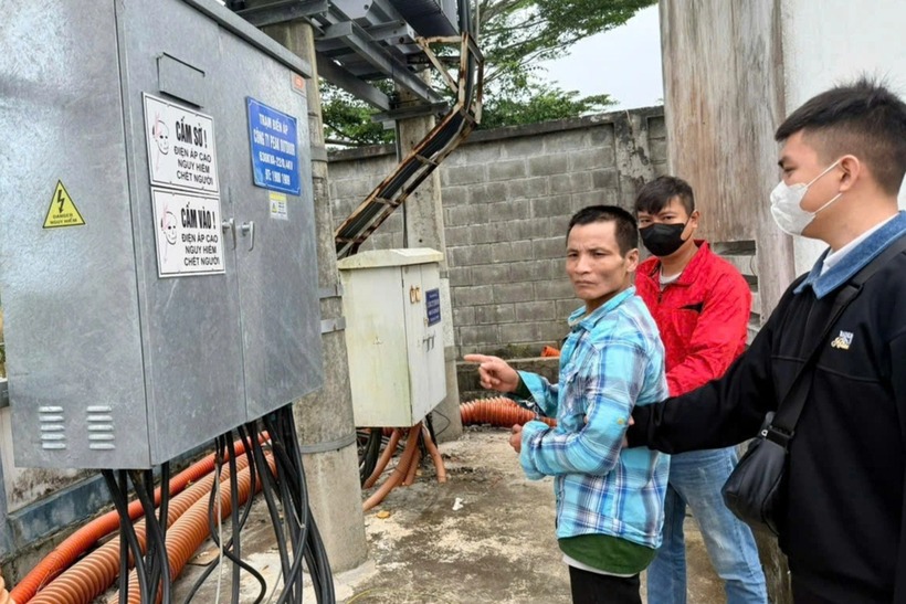 Công an TP Đà Nẵng cho biết đã bắt giữ Trần Văn Tuấn đối tượng chuyên trộm dây điện tại nhiều trạm biến áp. Ảnh: Báo Dân trí.