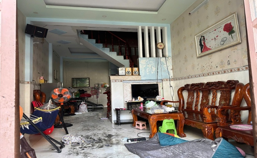 Căn nhà nơi xảy ra vụ cháy. (Ảnh: VietnamNet)
