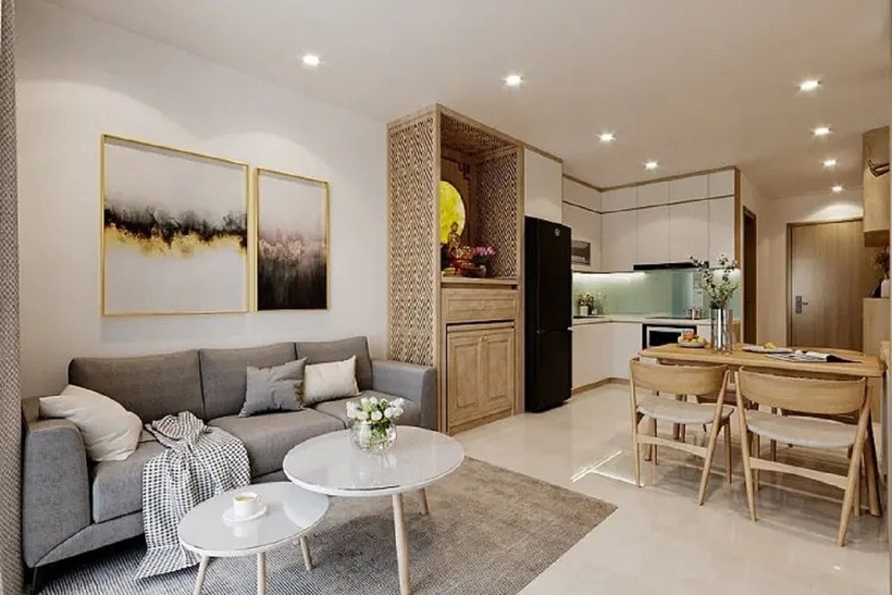 Bằng cách áp dụng triệt để nguyên tắc đa năng hóa nội thất, tận dụng chiều cao, và sử dụng ánh sáng/màu sắc để mở rộng không gian ảo, bạn đã giải quyết được bài toán về diện tích.