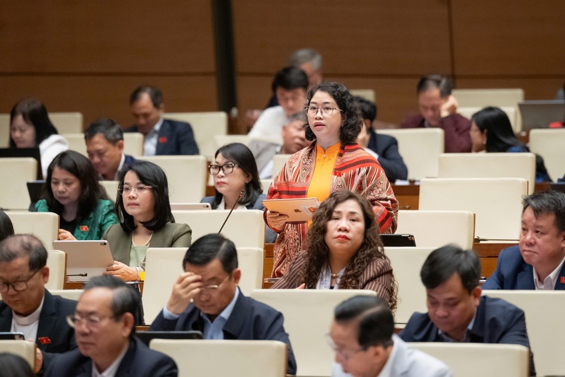 ĐBQH Phạm Thị Kiều (Ảnh: Media Quốc hội).