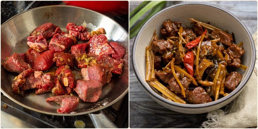 Thịt bò kho gừng là một món ăn truyền thống, quen thuộc trong mâm cơm gia đình Việt.