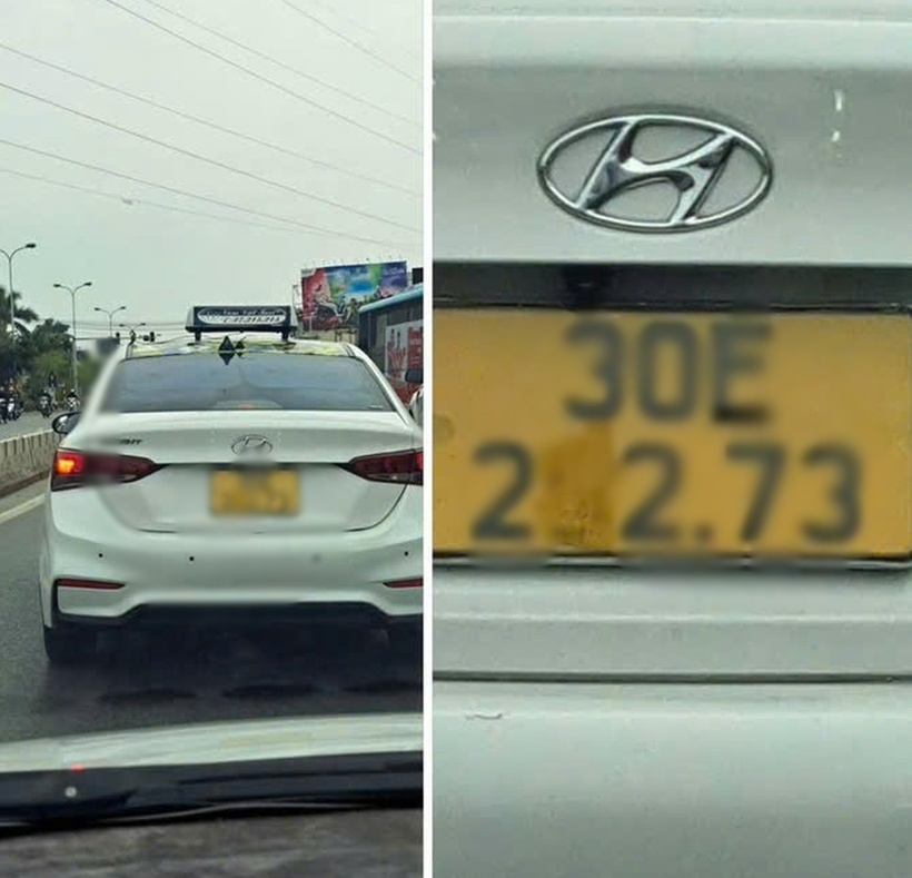 Dùng băng dính che biển số ô tô bị phạt như thế nào?. (Ảnh minh họa: Dân trí)