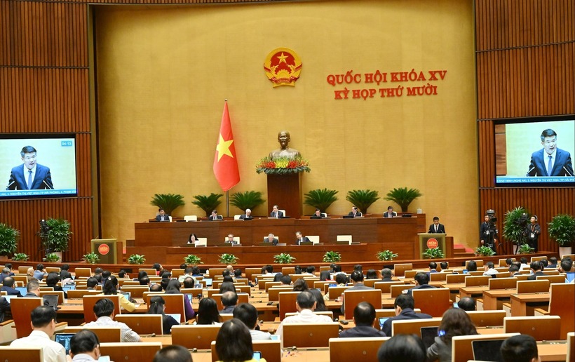 Quang cảnh phiên họp (Ảnh: Quang Khánh).