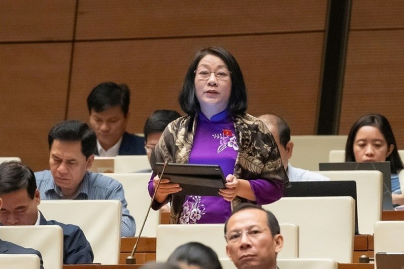 ĐBQH Nguyễn Thị Tuyết Nga (Ảnh: Media Quốc hội).