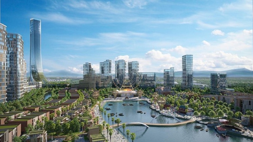 Những quần thể BĐS đầu tư bài bản là mảnh ghép còn thiếu của TP. Ảnh phối cảnh minh họa Sun Group