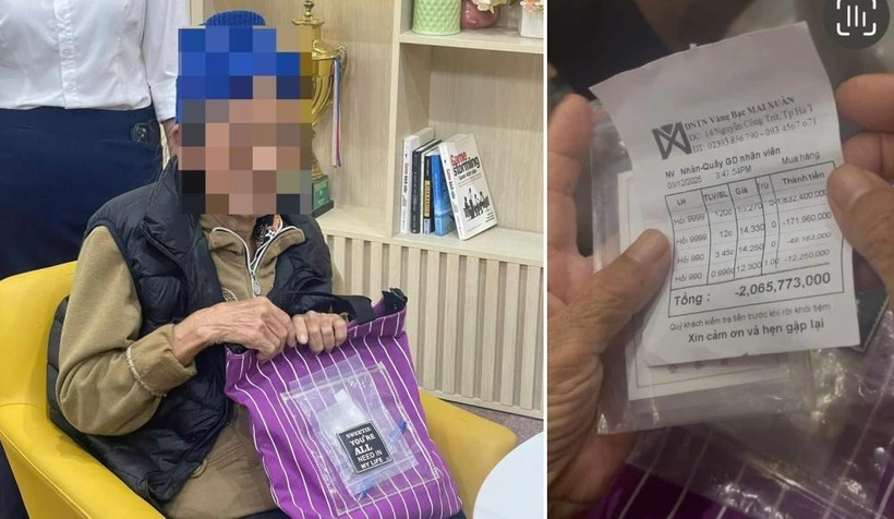 Sau khi nhận tin báo từ nhân viên ngân hàng, công an đã kịp thời ngăn chặn vụ lừa đảo hơn 2 tỷ đồng. (Ảnh: Công an tỉnh Hà Tĩnh)