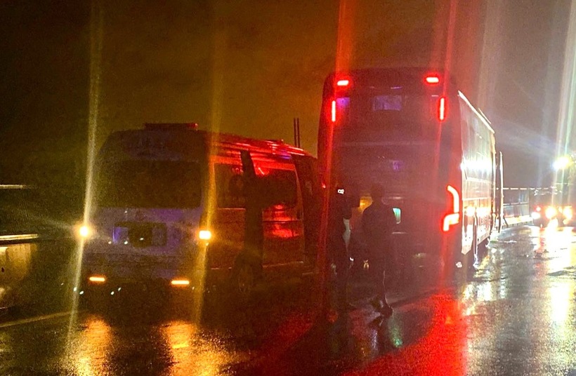 Hiện trường vụ tai nạn. Ảnh: Báo Xây dựng.