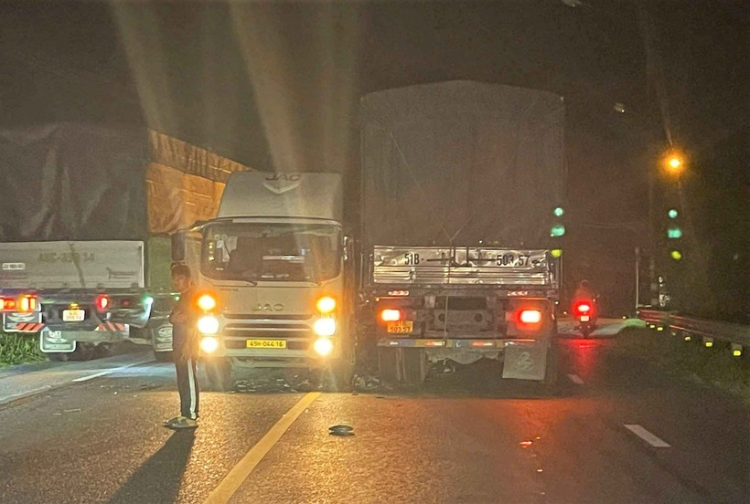 Hiện trường vụ tai nạn. Ảnh: Báo Lao động.