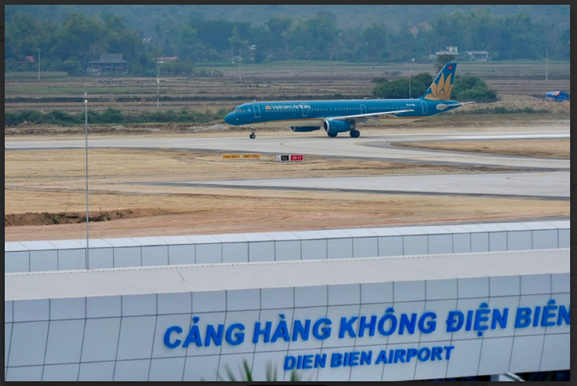 Hiện Vietnam Airlines là hãng hàng không duy nhất đang khai thác đường bay đến sân bay Điện Biên. Ảnh minh họa