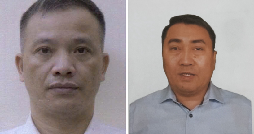 Bị can Nguyễn Văn Đài và bị can Lê Trung Khoa. (Ảnh: Bộ Công an)