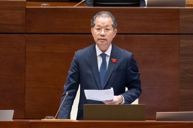 Chánh án Toà án nhân dân tối cao Nguyễn Văn Quảng (Ảnh: Media Quốc hội).