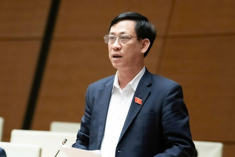 Đại biểu Mai Văn Hải phát biểu (Ảnh: Media Quốc hội).