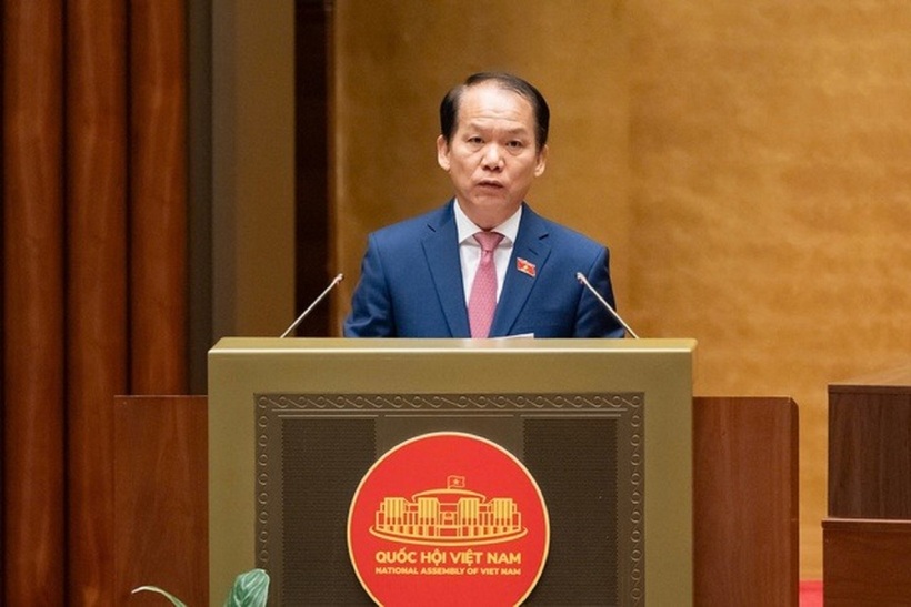 Chủ nhiệm Uỷ ban Pháp luật và Tư pháp Hoàng Thanh Tùng (Ảnh: Media Quốc hội).