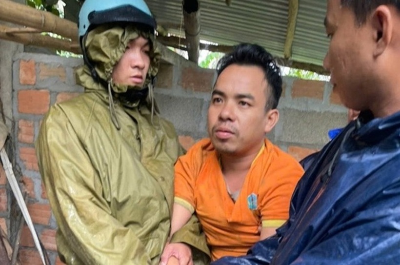 Công an bắt giữ Cao Toản Em để điều tra hành vi cướp tài sản. Ảnh: Thanh Niên