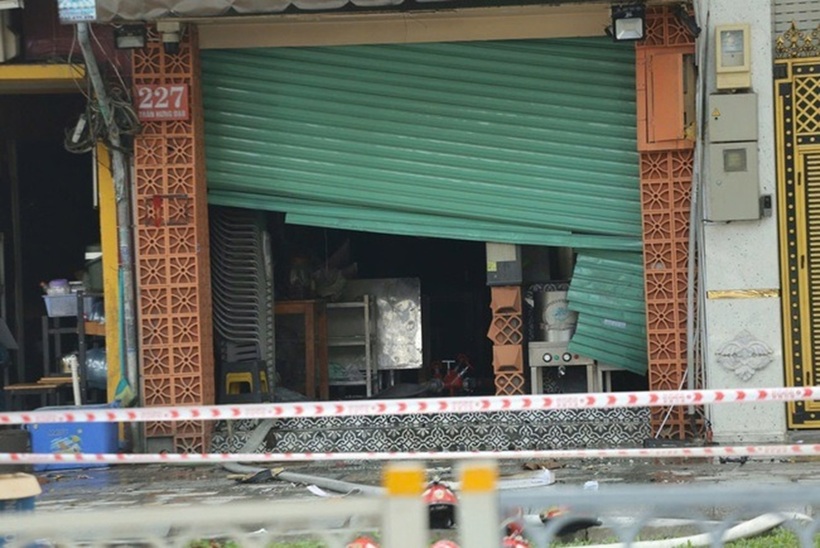 Hiện trường được phong tỏa