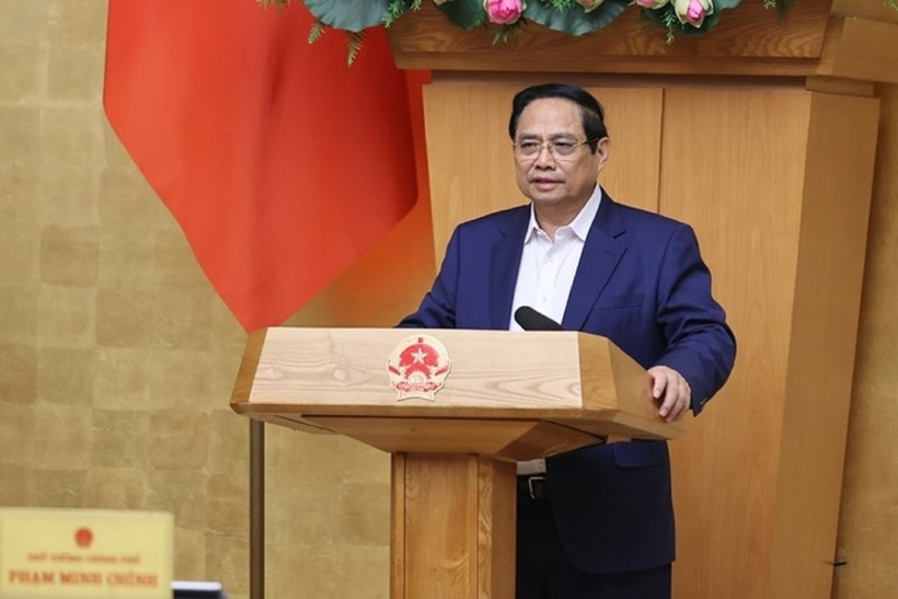 Thủ tướng Phạm Minh Chính phát biểu tại phiên họp (Ảnh: VGP).