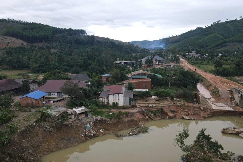 Dự kiến hơn 1.200 người dân tại thôn Ea Hăn phải di dời, tái định cư khu vực khác. Ảnh: Dân trí