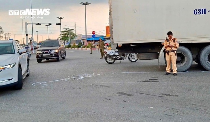 Hiện trường vụ tai nạn. Ảnh: VTC News.