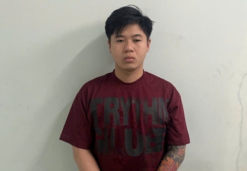 Trần Minh Phát tại Cơ quan Công an. Ảnh: Công an nhân dân